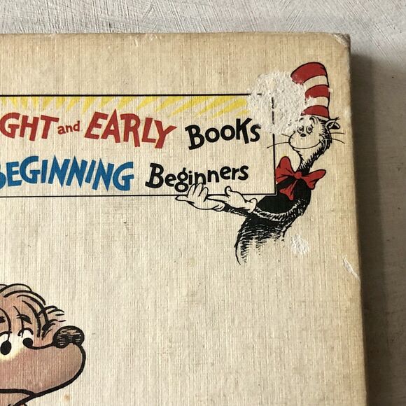 Vintage 1968 The Berenstain Bear HC Beginner Book Inside Outside Upside Down Box - Picture 4 of 15